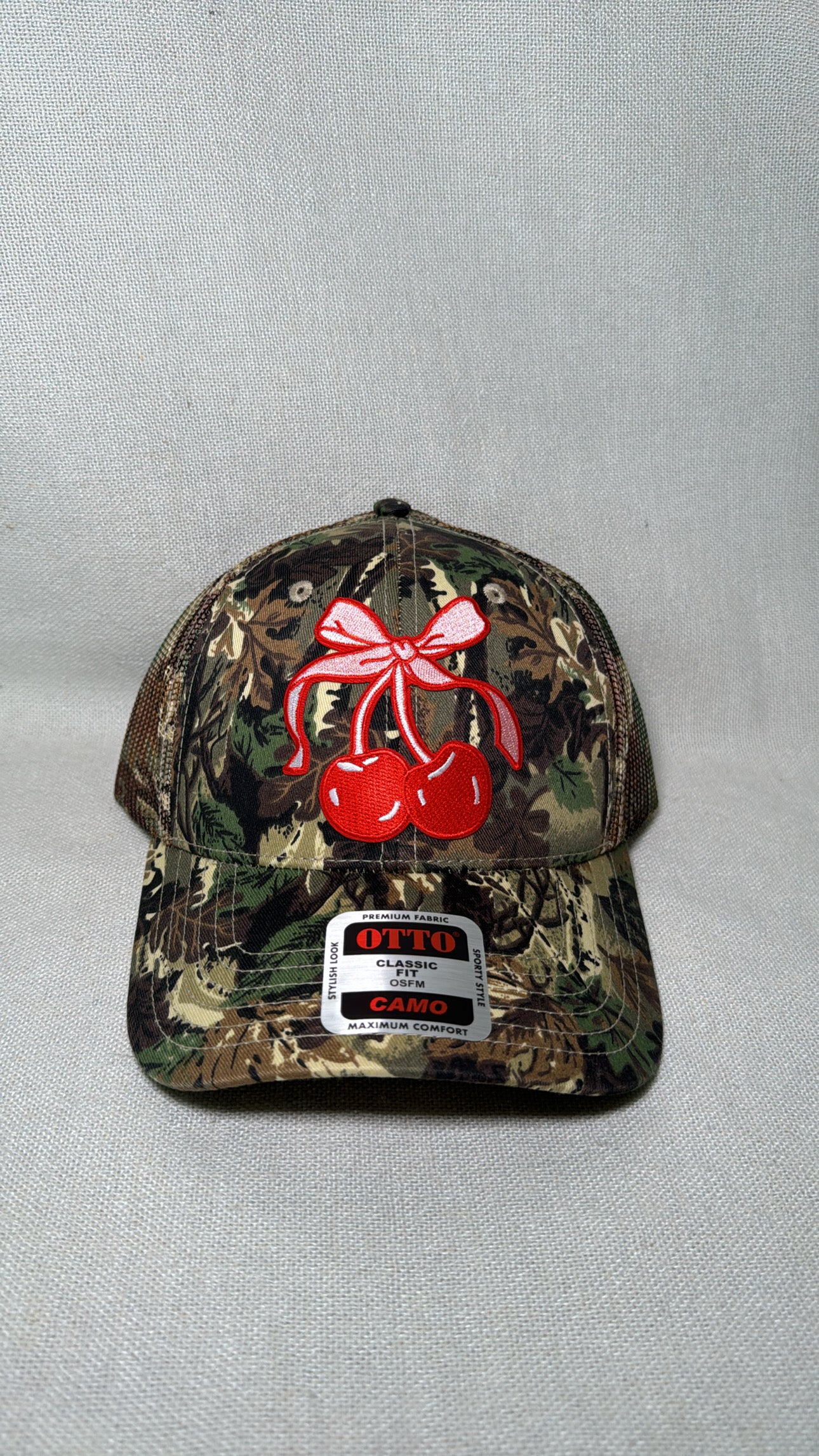 Cherry Camo Hat